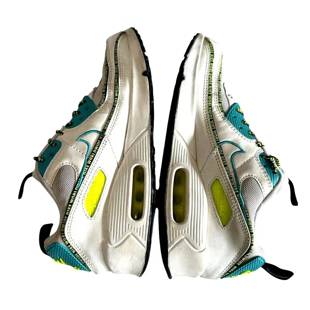 Nike Air Max 90 SE2 GS Worldwide Blue Fury Volt  Unisex CV7665-100 7Y